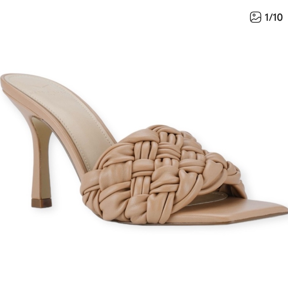 Mark Fisher LTD‎ stiletto heels 👠 Elegant Tan Women's Heels braided draya